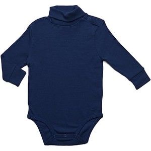 DinoDee Turtle Neck Bodysuit Navy Size 18 Months